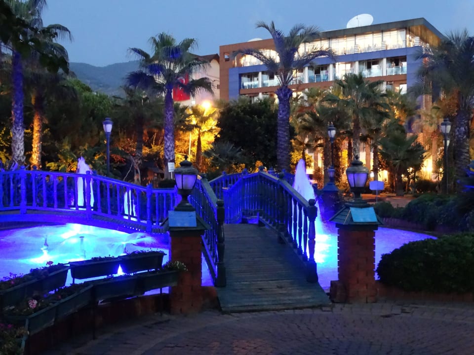 Das Hotel gesehen vom Park Gardenia Hotel