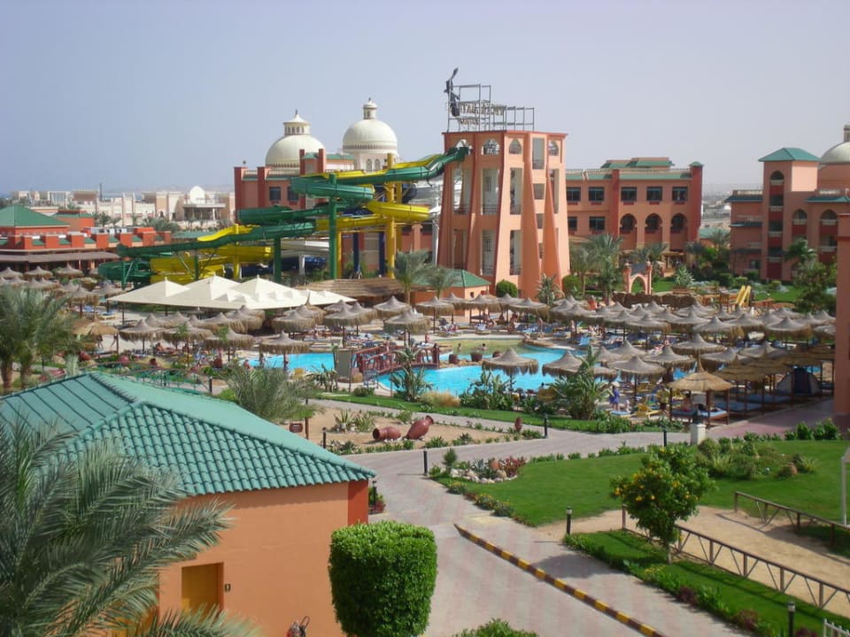 Ausblick vom Dach Pickalbatros Aqua Park Resort - Hurghada