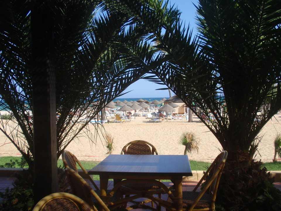 Blick von der Strandbar Hotel Paradis Palace