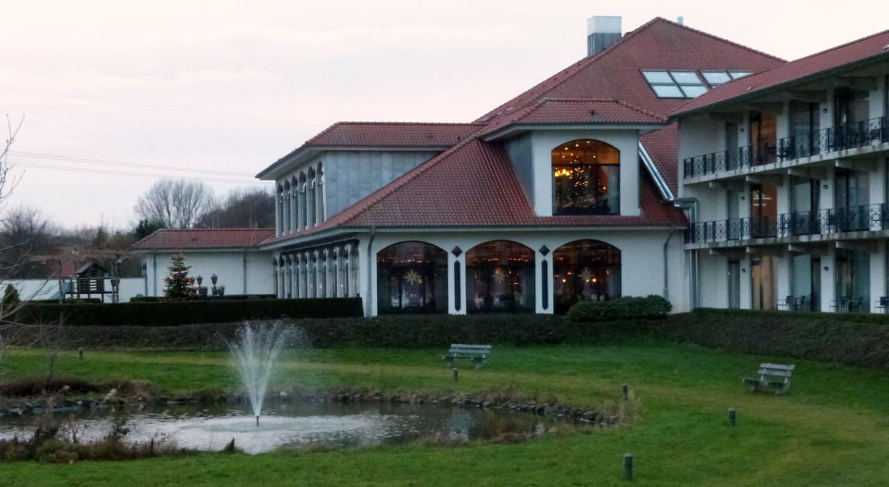 Blick vom Balkon Van der Valk Hotel Melle-Osnabrück