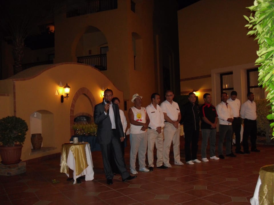 Cocktailempfang des Hotelmanagements Jaz Solaya