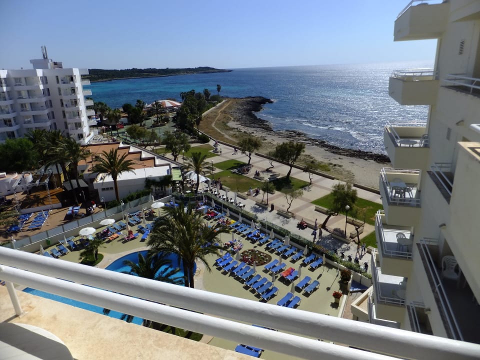 Blick vom Balkon Aparthotel Playa Dorada