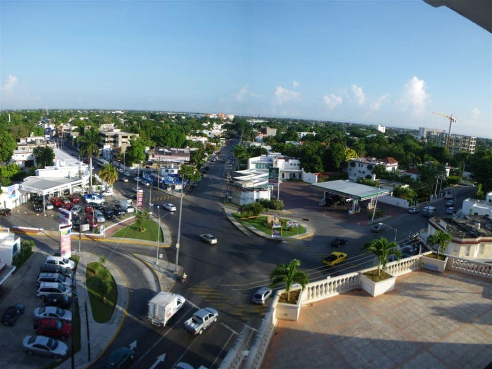 Blick vom Zimmer Hotel Fiesta Americana Merida