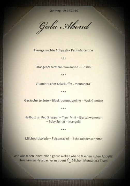 Hotel Montanara, Flachau 07.2015 Alpines Gourmet Hotel Montanara