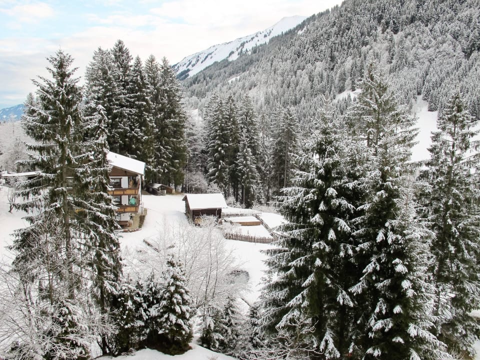 Blick vom Balkon aus Verwöhn- und Wellnesshotel Walserhof