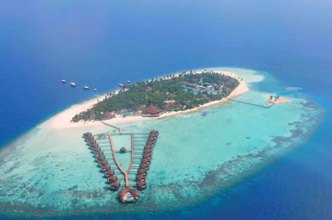 Luftaufnahme Robinson-Insel ROBINSON MALDIVES