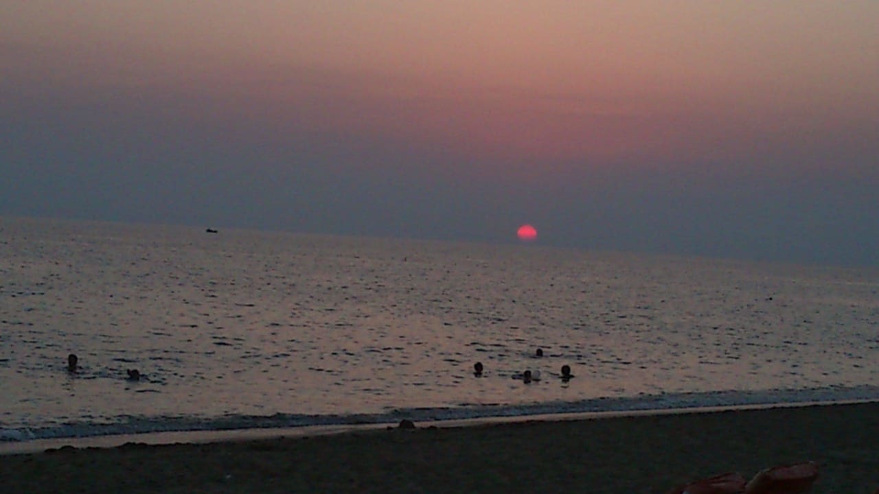 Abendstimmung - Strand gegenüber Hotel Balik Kleopatra Balik