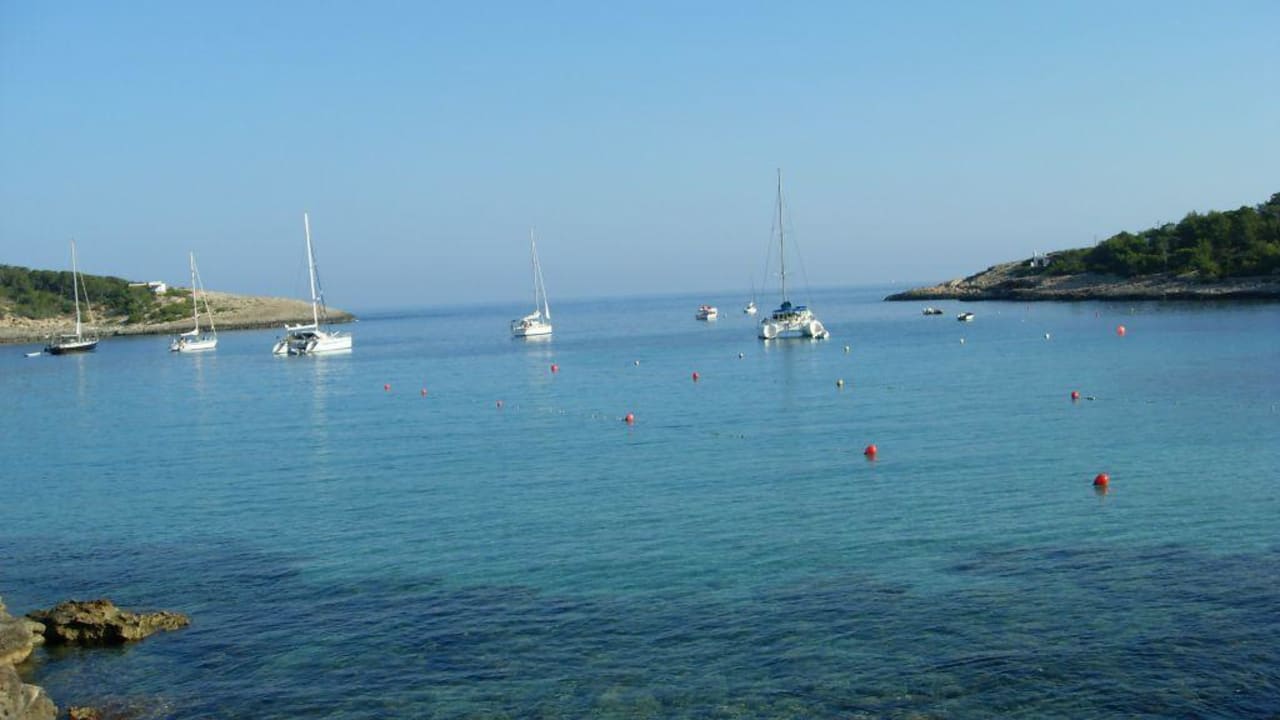 Ausblick vom Strand Sandos El Greco Beach Hotel 16+