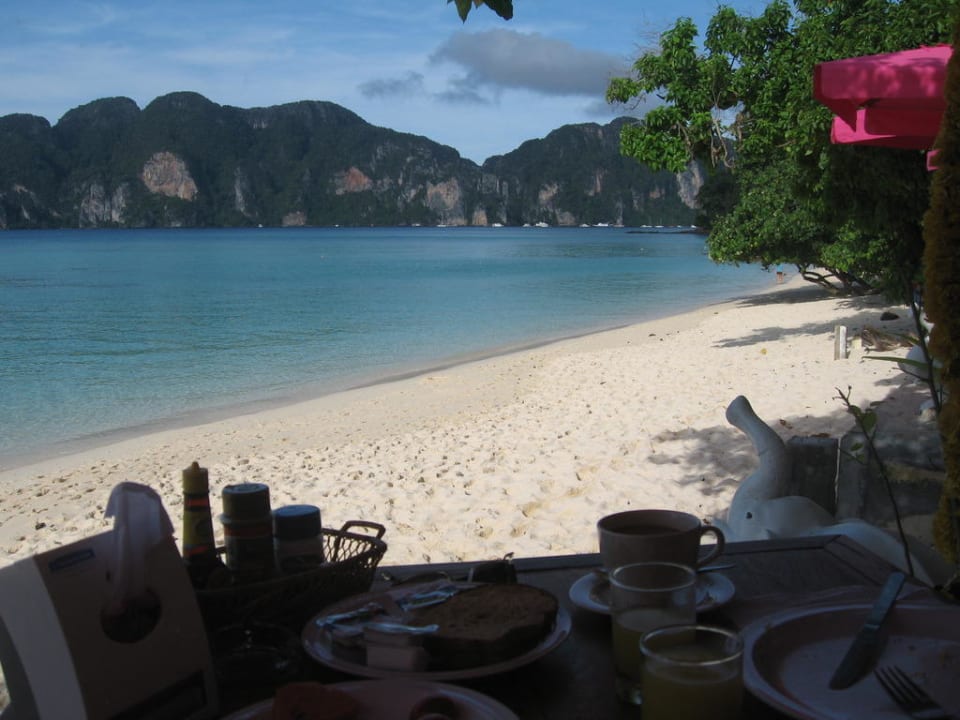 Blick vom Frühstückstisch Hotel Paradise Resort