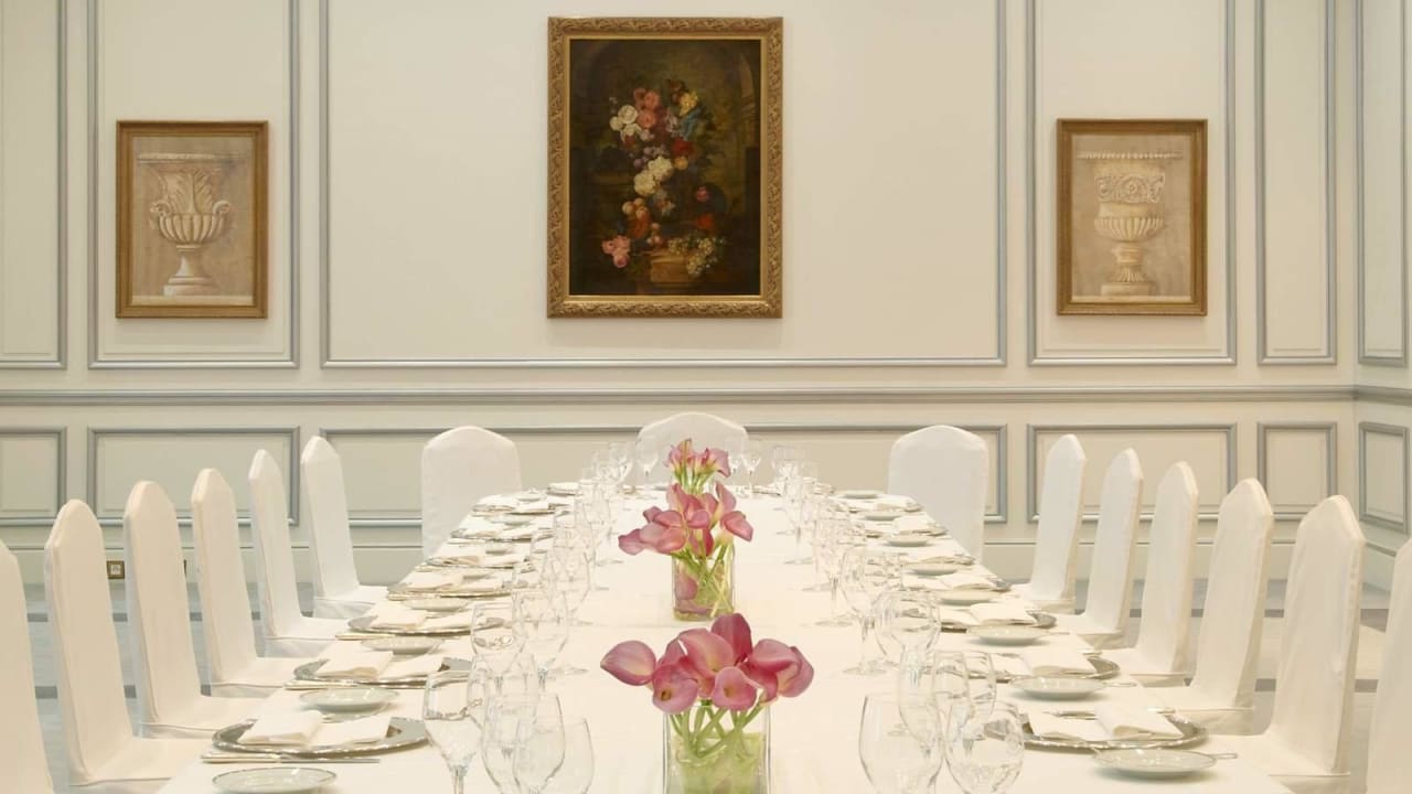 Cortes meeting room imperial set up The Westin Palace, Madrid