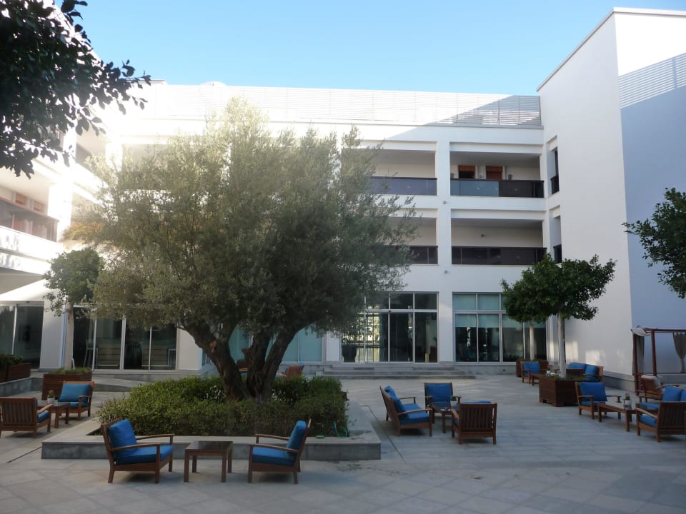 Courtyard mit Jahrhundertaltem Olivenbaum Xanadu Island Hotel