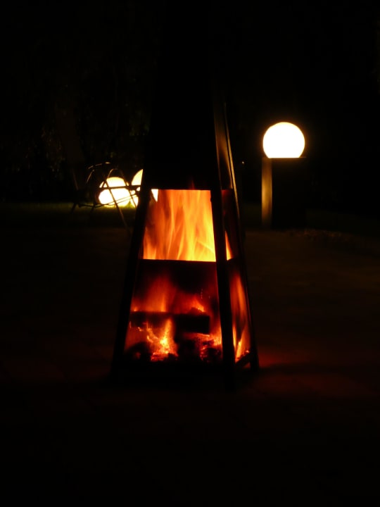 Am Abend auf der Terrasse Landhaus Rudigier