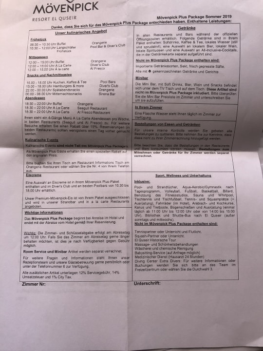 Sonstiges Mövenpick Resort El Quseir