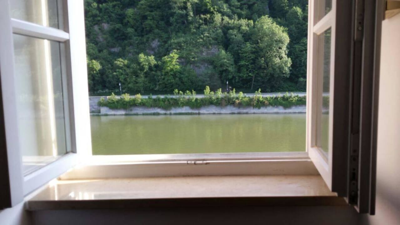 Ausblick Fenster Hotel Residenz Passau