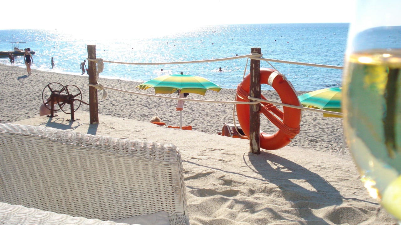 A great place for a sundowner. Hotel Villaggio Il Gabbiano