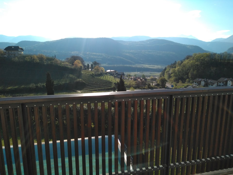 Ausblick Die Sonne in Kaltern