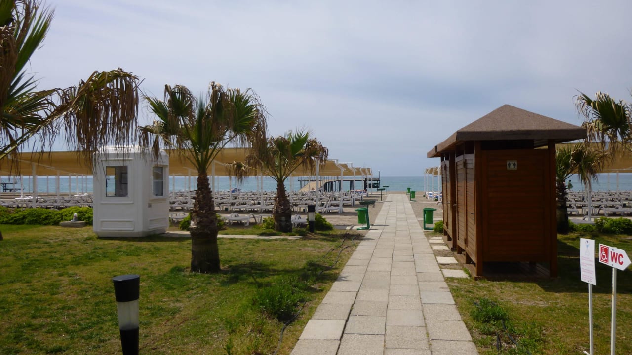 Weg zum Hotel Sunis Elita Beach Resort & Spa