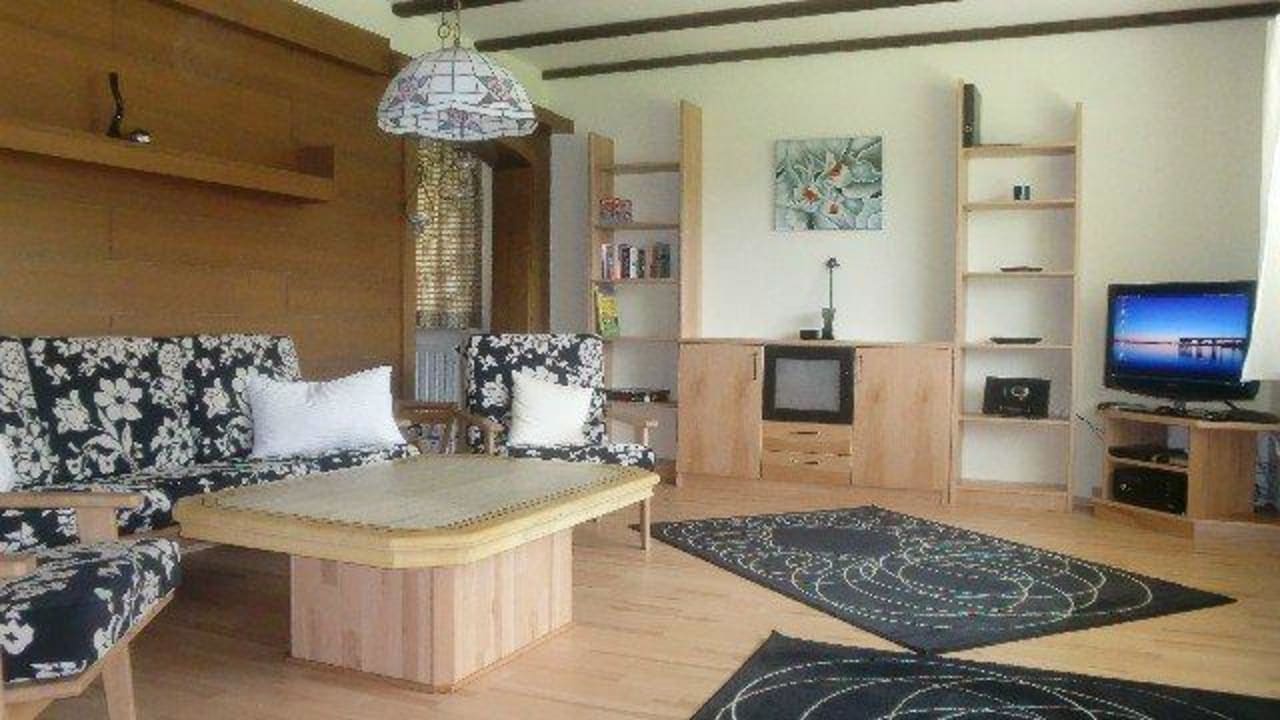 Wohnzimmer im EG Feriendorf Am Hohen Bogen - Haus 95