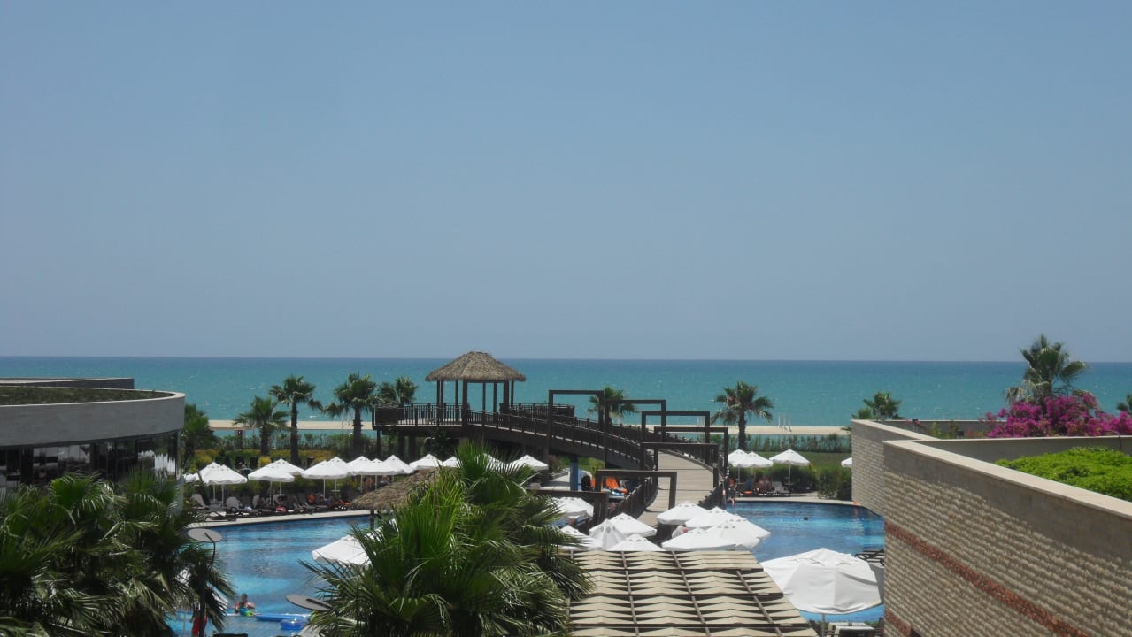 Blick von der Rezeption Sherwood Dreams Resort