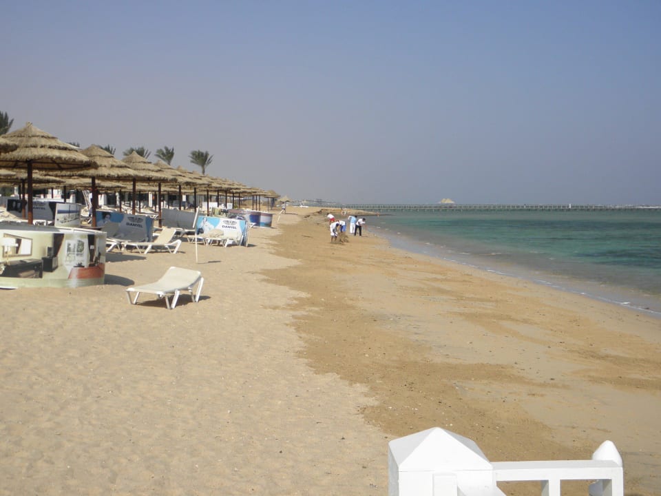 Der Strand in Richtung Norden Rixos Sharm El Sheikh Adults Only 18 +