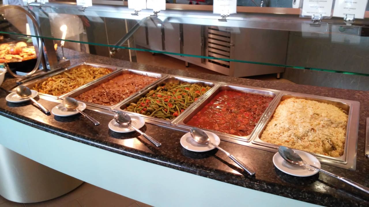 Warmes Buffet1 Hotel Las Costas