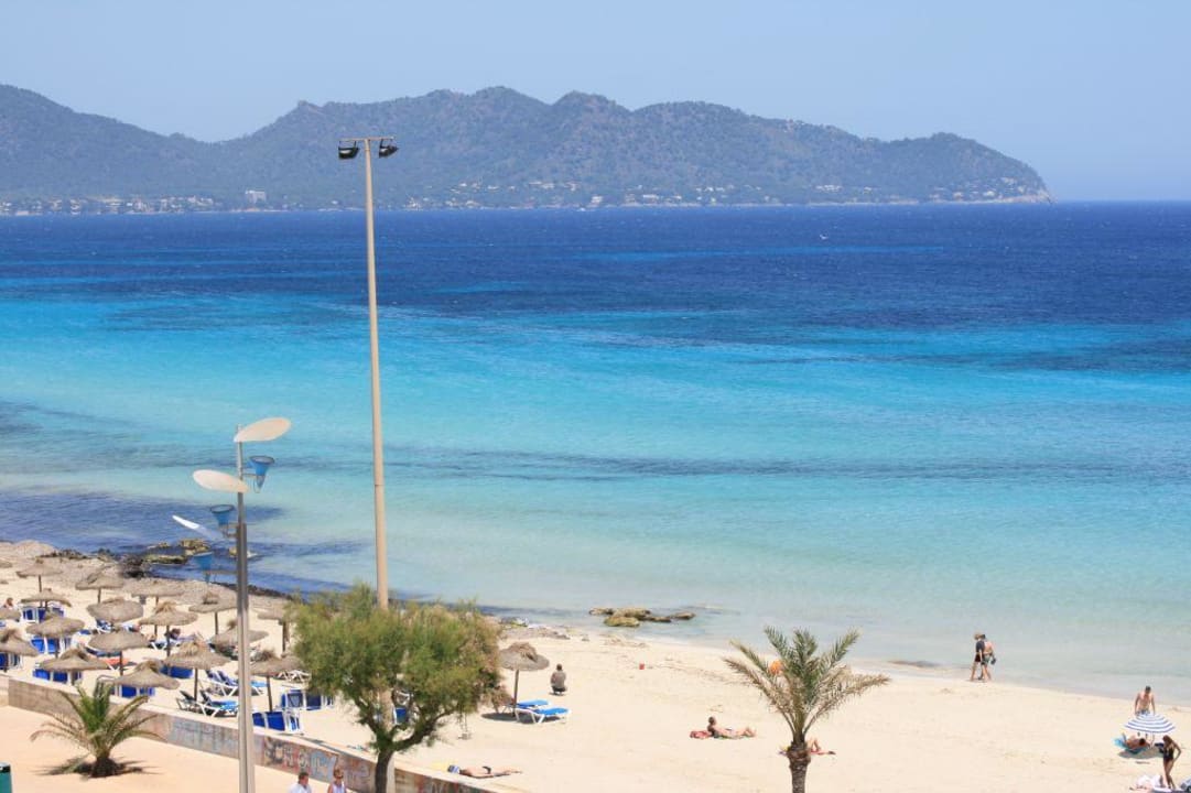 Aussicht vom Hotelbalkon Hipotels Hipocampo Playa