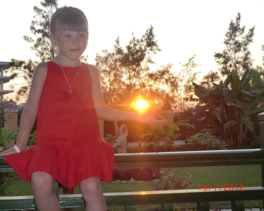 На веранде ресторана Crystal Paraiso Aqua Collection