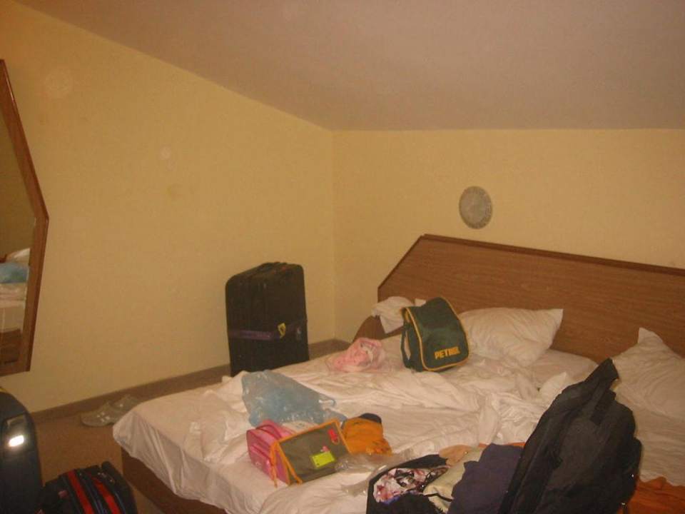 Das war unser Bett Hotel Hrizantema