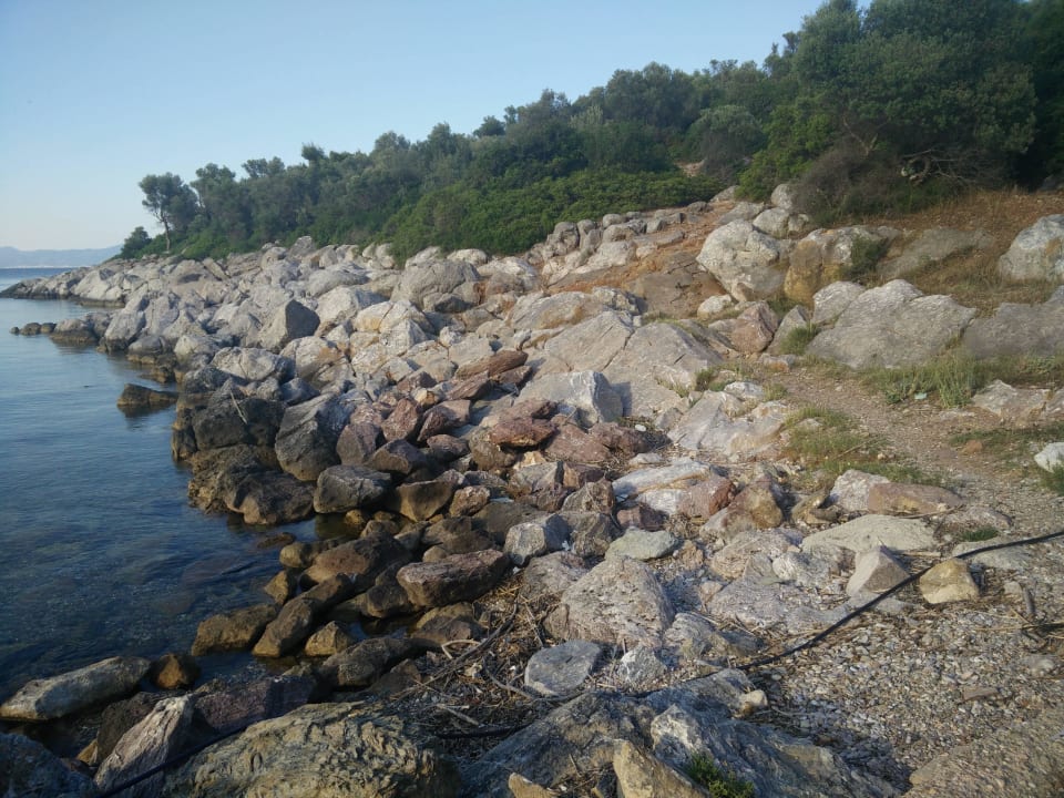 Plaża - zatoka Chrousso Hotel Chrousso Village