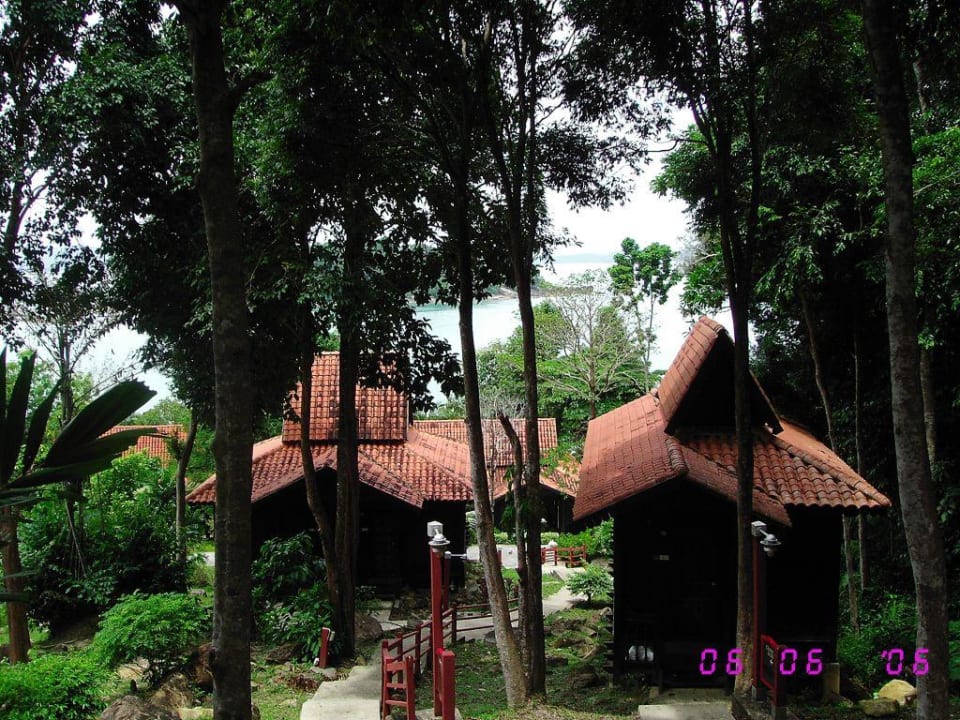 Ausblick vom Balkon des Zimmers 3156 Berjaya Langkawi Resort