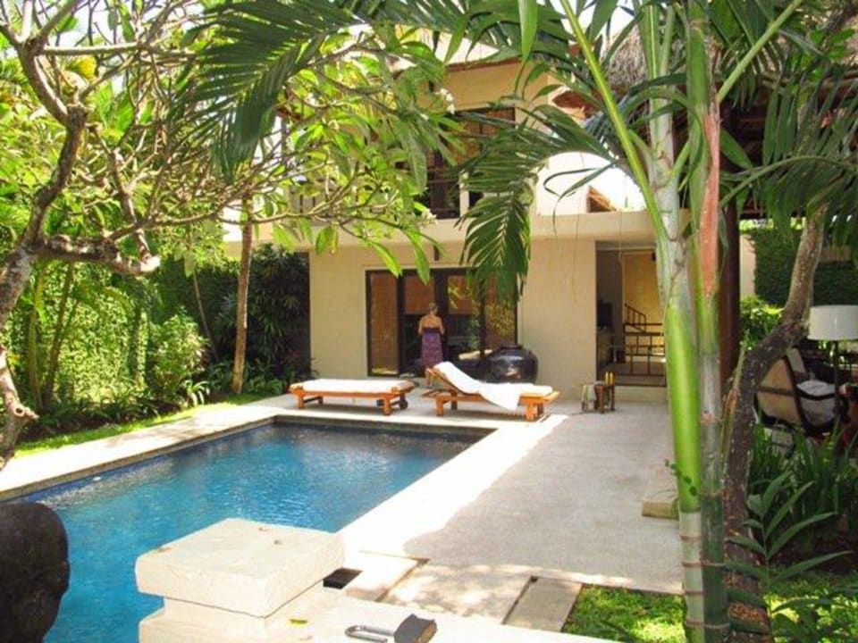 Blick auf den Pool in der Villa Kemong Kayumanis Sanur Private Villa & Spa