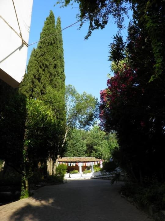 Blick zur Poolbaar Hotel Ipsos Beach