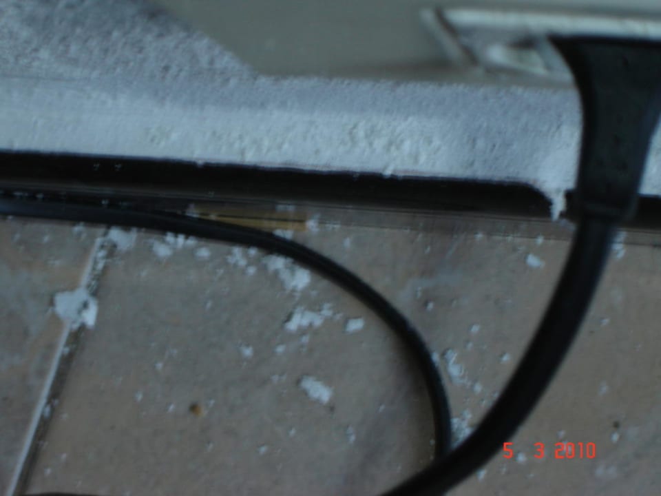 Dreck und Zahnstocher vom Vorgänger Apartamentos Las Faluas