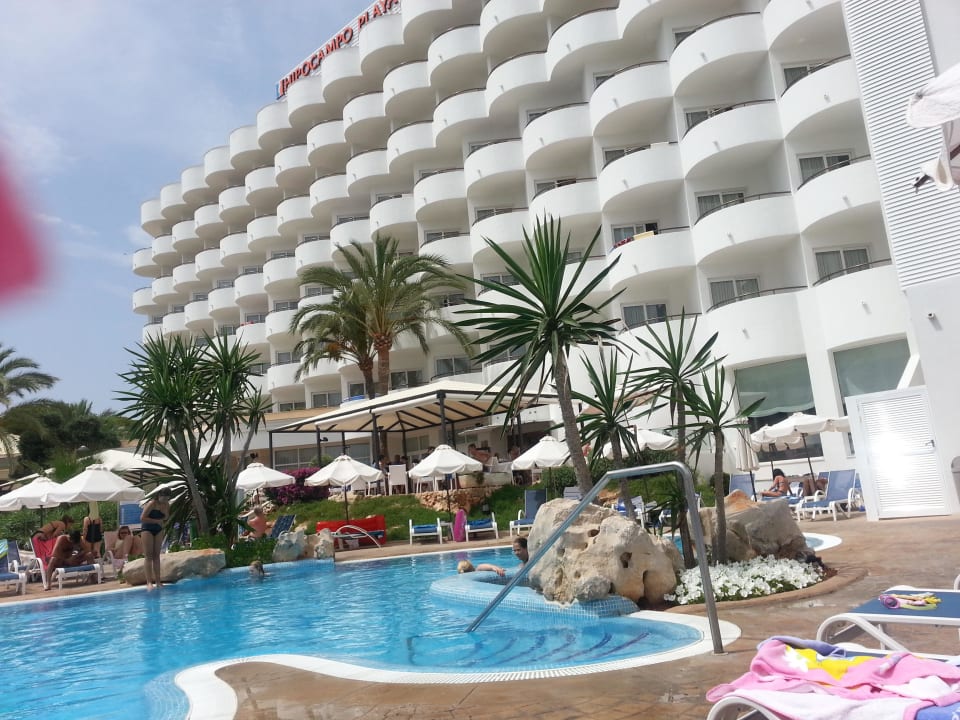 Blick vom Liegestuhl Hipotels Hipocampo Playa