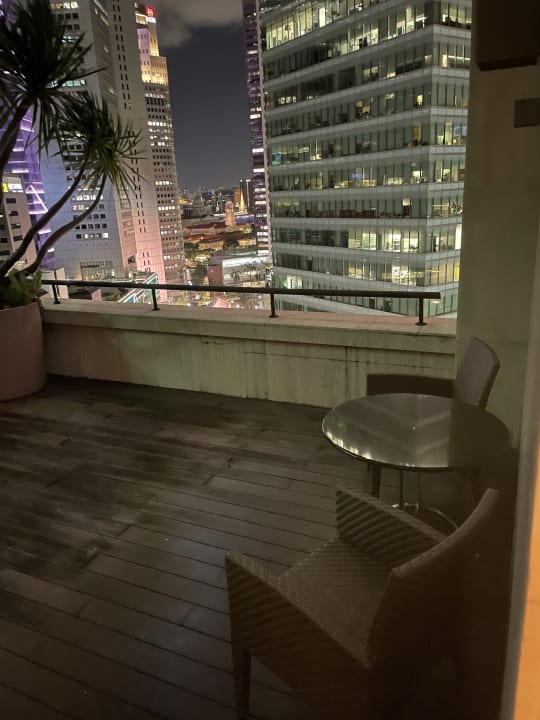 Ausblick Hotel Ascott Singapore Raffles Place