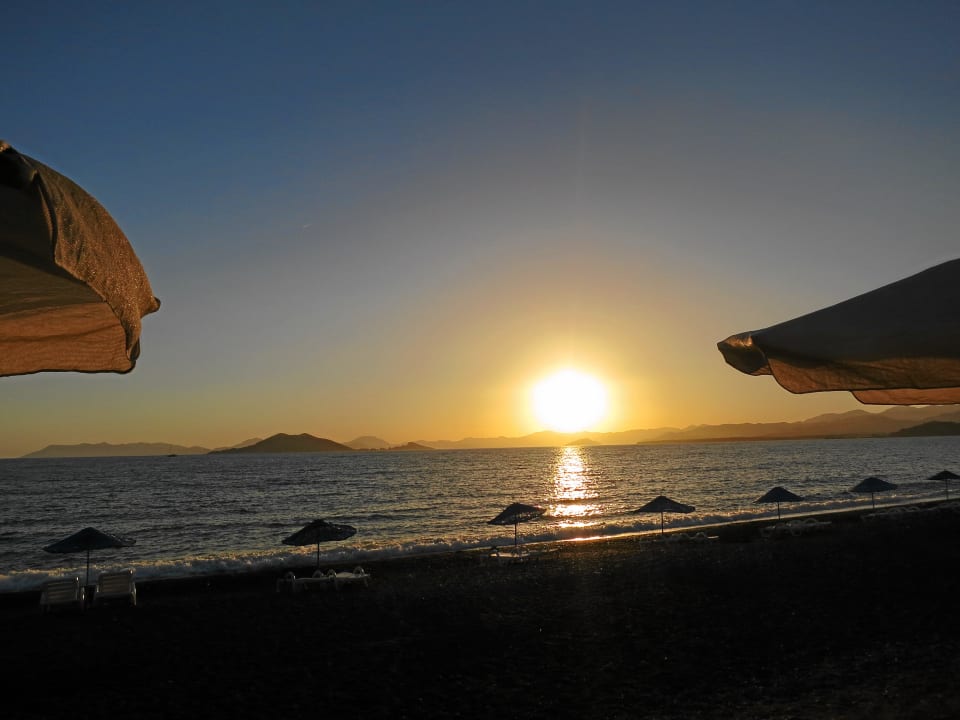 Sonnenuntergang Hotel Truva