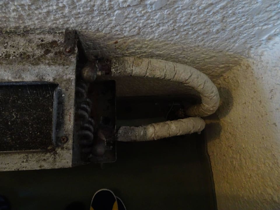 Verschimmelte Klimaanlage Hotel Athos Palace