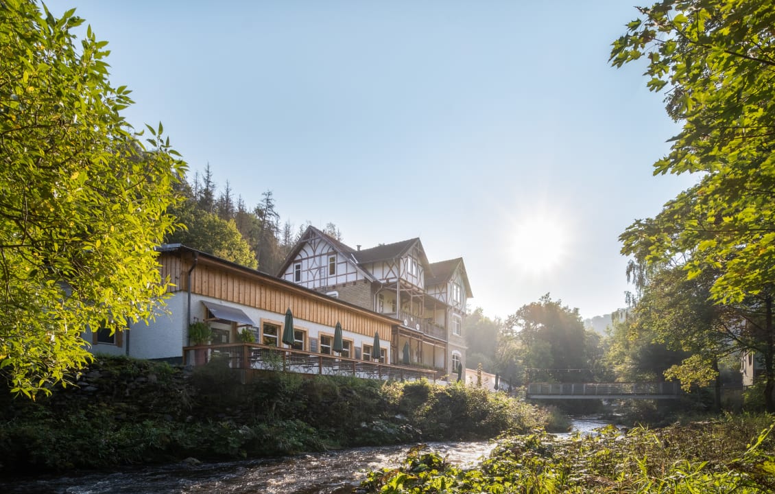 Außenansicht BODETALER BASECAMP LODGE - Boutique Lodge & Naturerlebnishotel