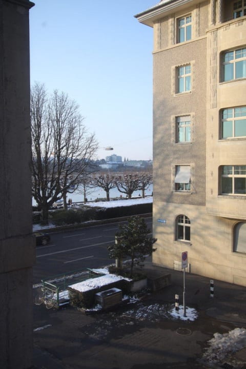 Seeblick hatte ich schon bessere La Réserve Eden au Lac Zurich