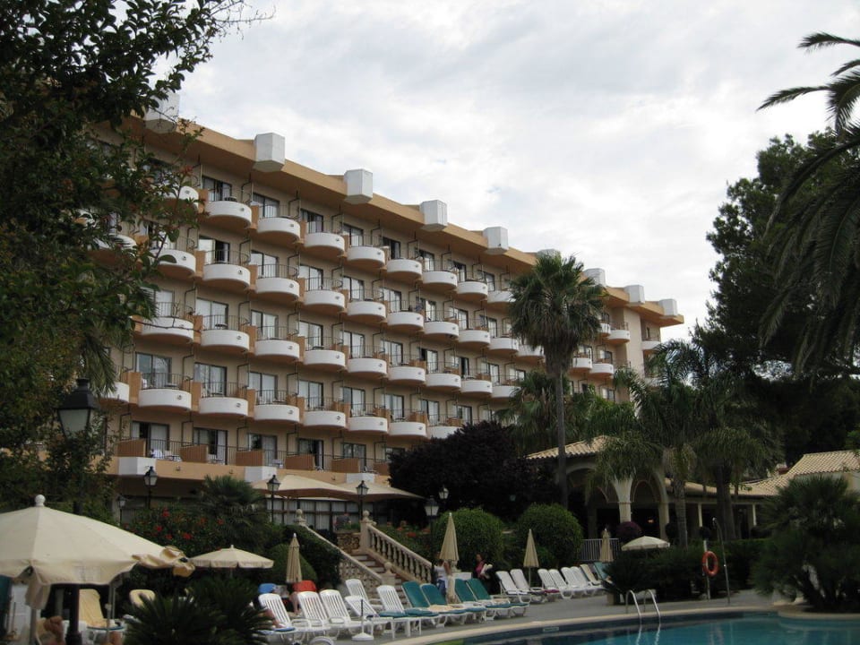 Hotelansicht vom Pool Hotel Riu Bravo