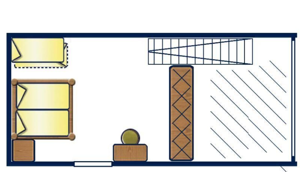 Steibis Grundriss Nr. 19 Galerieschlafzimmer Müllers Ferienwohnung Steibis / Allgäu