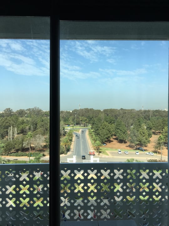 Blick von Luxury room 514 Hotel Sofitel Rabat Jardin Des Roses