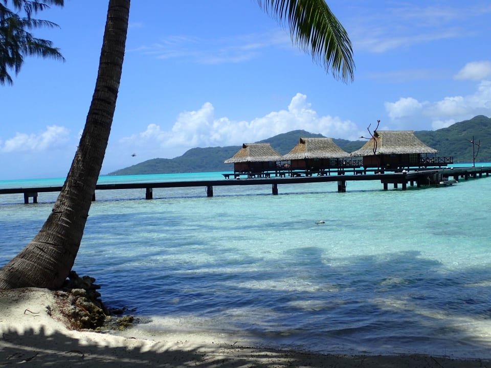 OWB vom Strand aus Hotel Vahine Island Resort