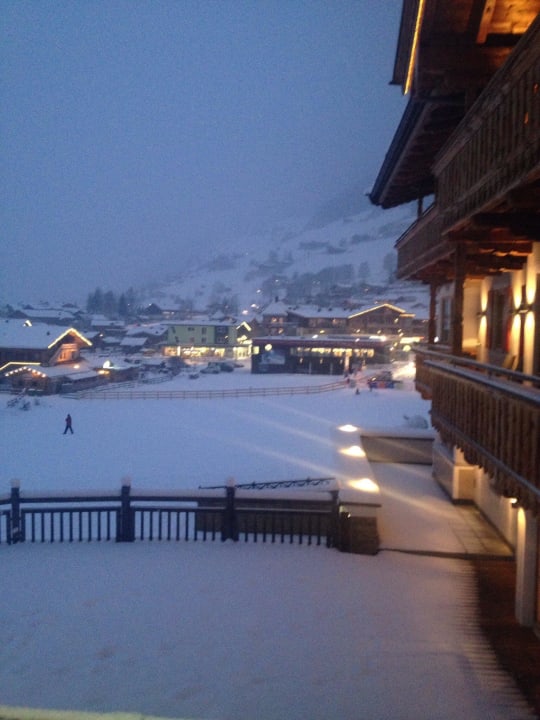Ausblick aus unserem Zimmer  Aparthotel Naturresort Senningerhof