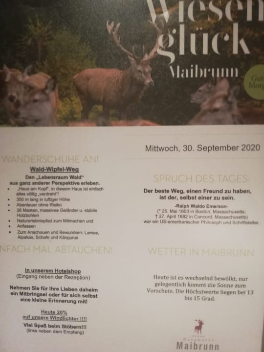 Sport & Freizeit Berghotel Maibrunn