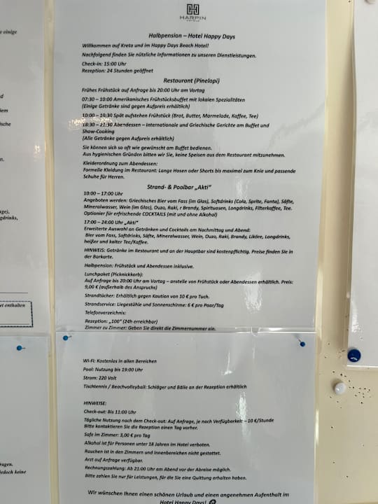 Sonstiges HARPIN Happy Days Beach Hotel