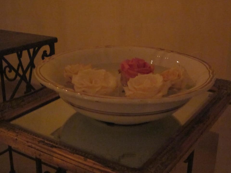 Deko im Spa Bereich Villa Contessa