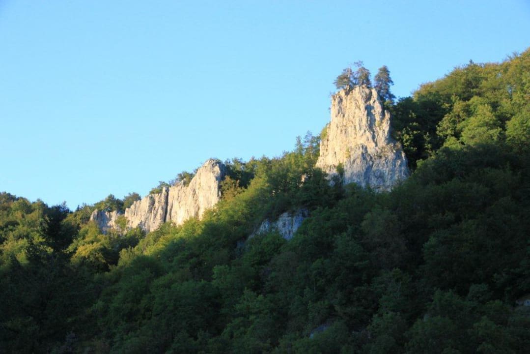 Kurz vor Sonnenuntergang Gasthof Neumühle