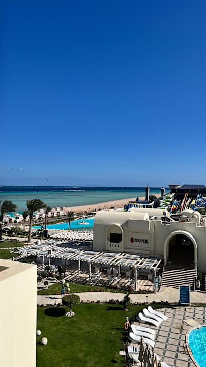 Ausblick Gravity Hotel & Aquapark Sahl Hasheesh
