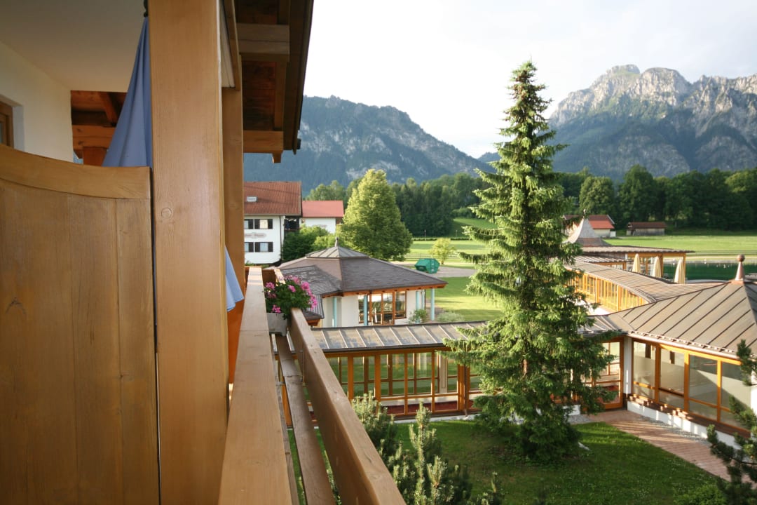 Blick vom Balkon Hotel König Ludwig